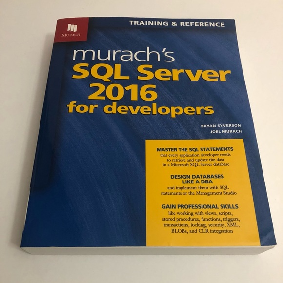 Murach's SQL Server 2016 for Developers Joel Murach ISBN 9781890774967 Database - Picture 3 of 5